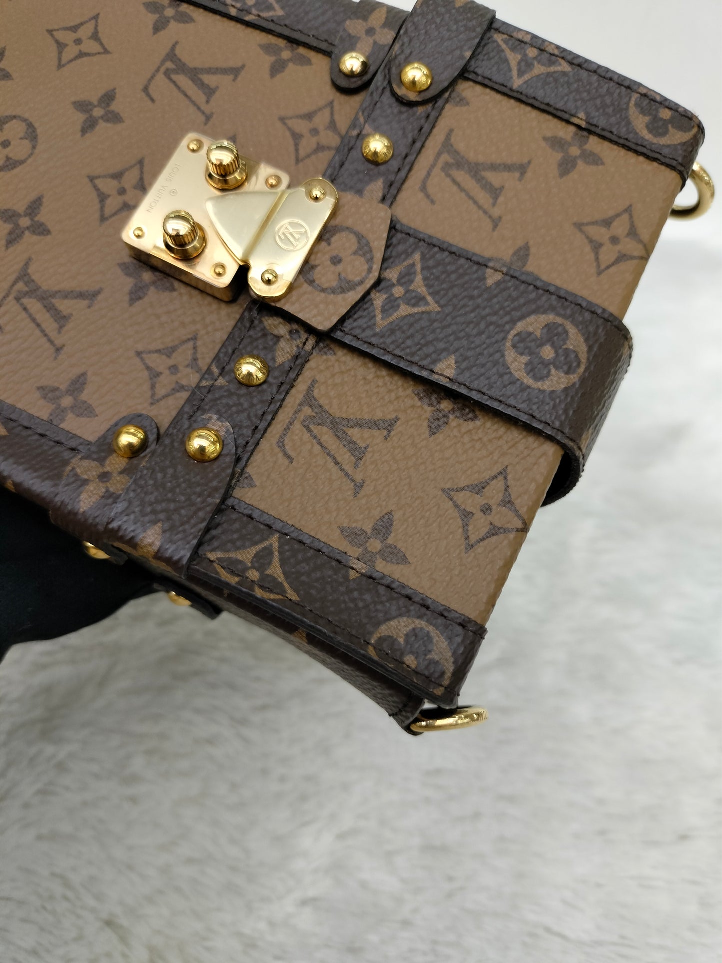 LV Pochette Trunk Vertical Monogram Reverse 2019