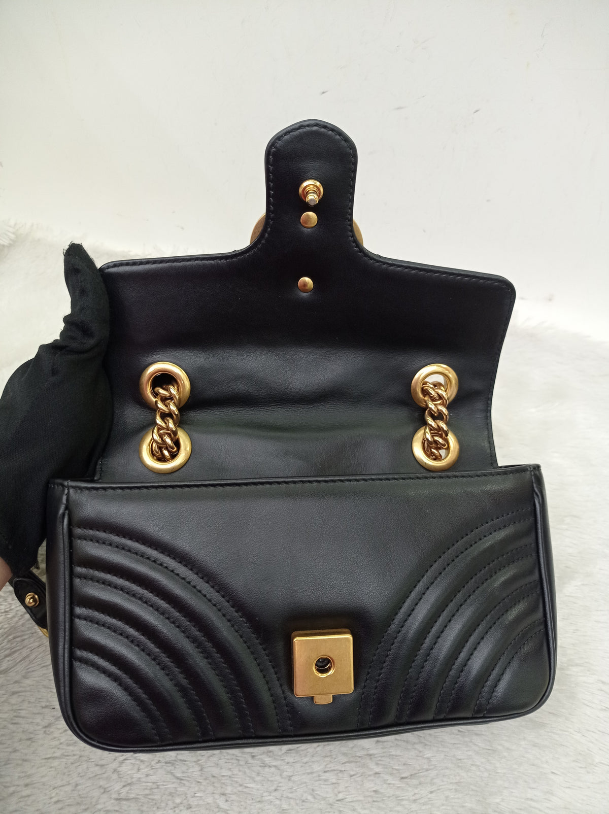 Gucci Marmont Mini Black GHW