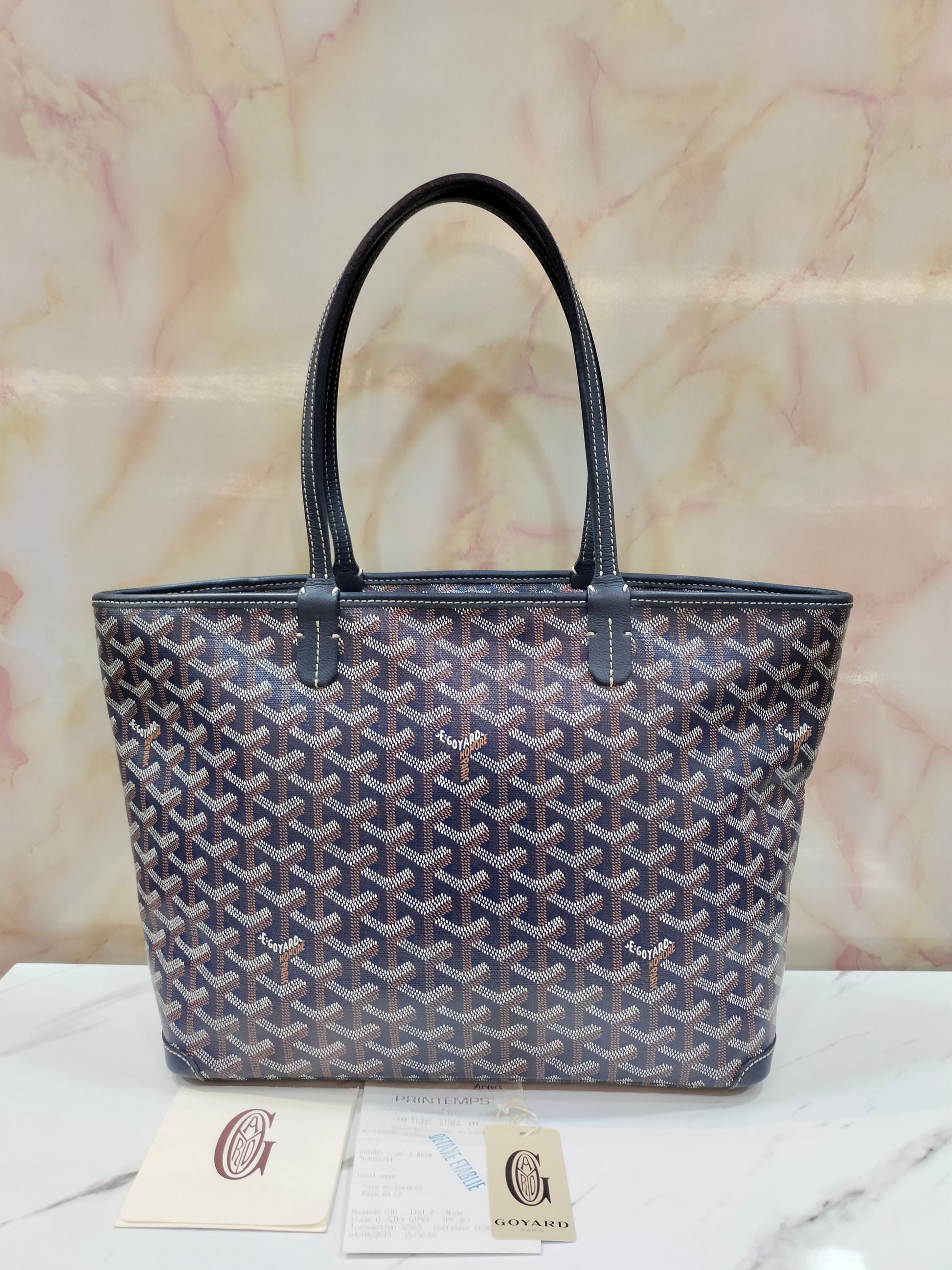 Goyard Artois PM Navy Blue 2019