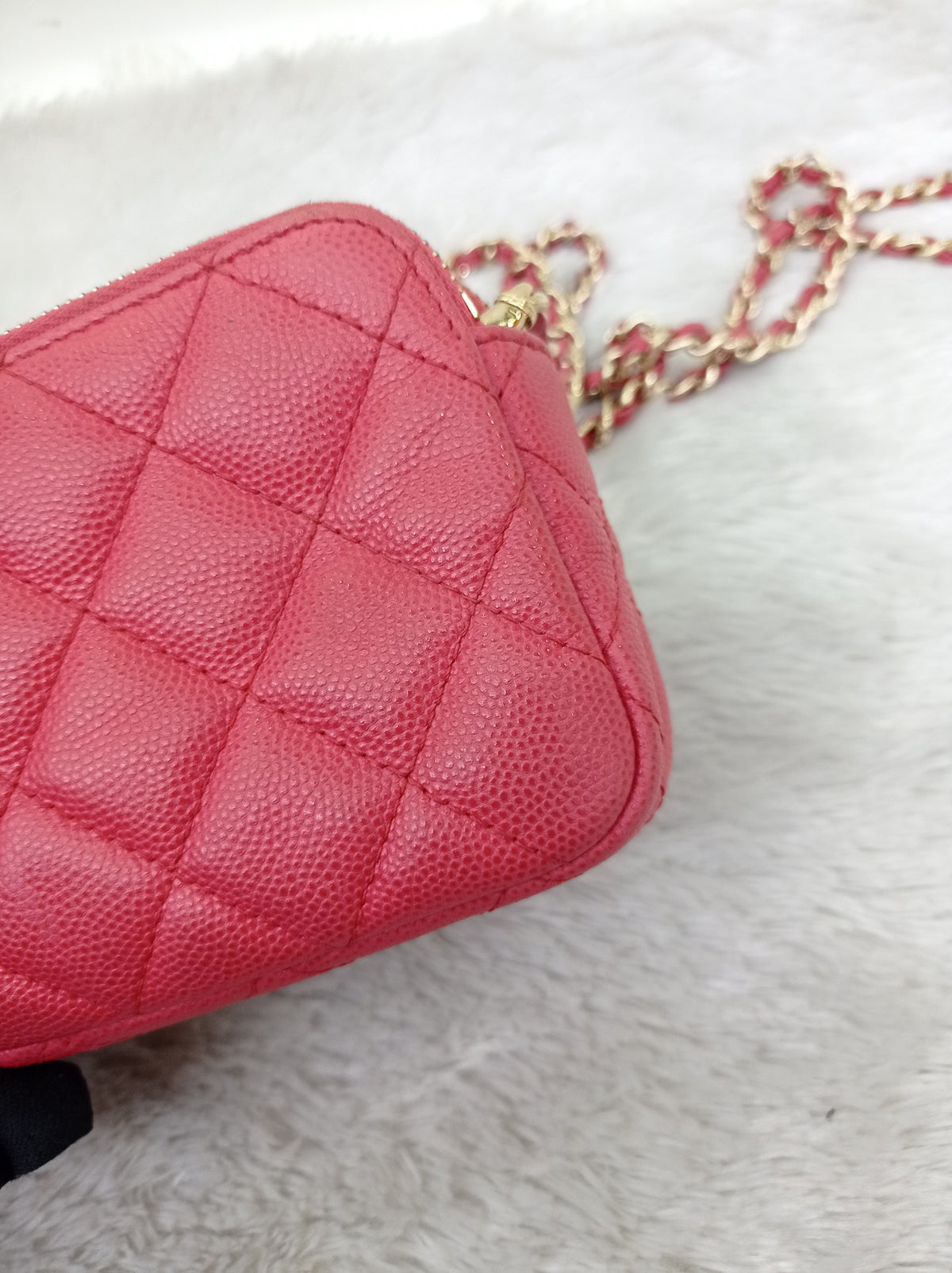 Chanel WOC Double Zip Caviar Pink GHW #23