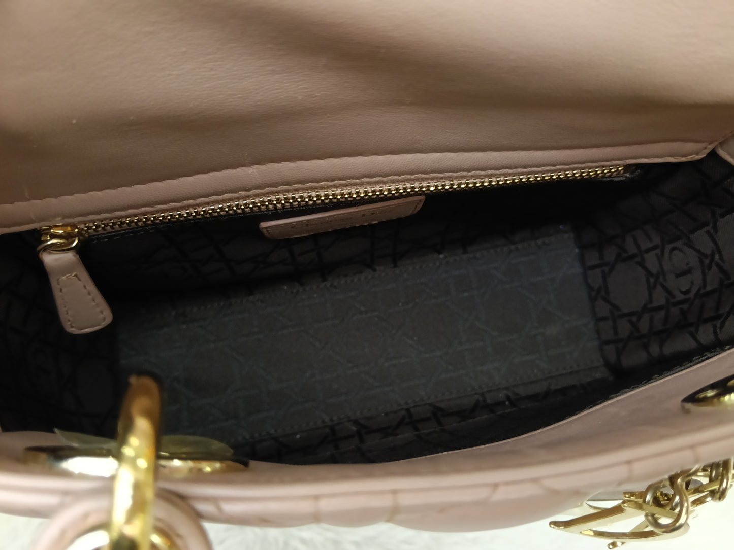 Lady Dior Small Lamb Fard GHW 2019