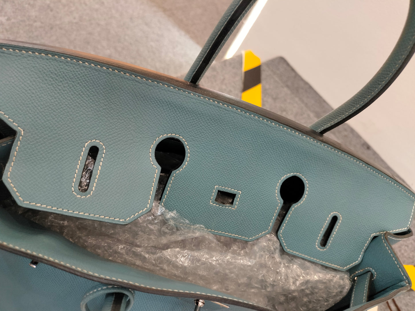 B35 Epsom Blue Jeans PHW #N square