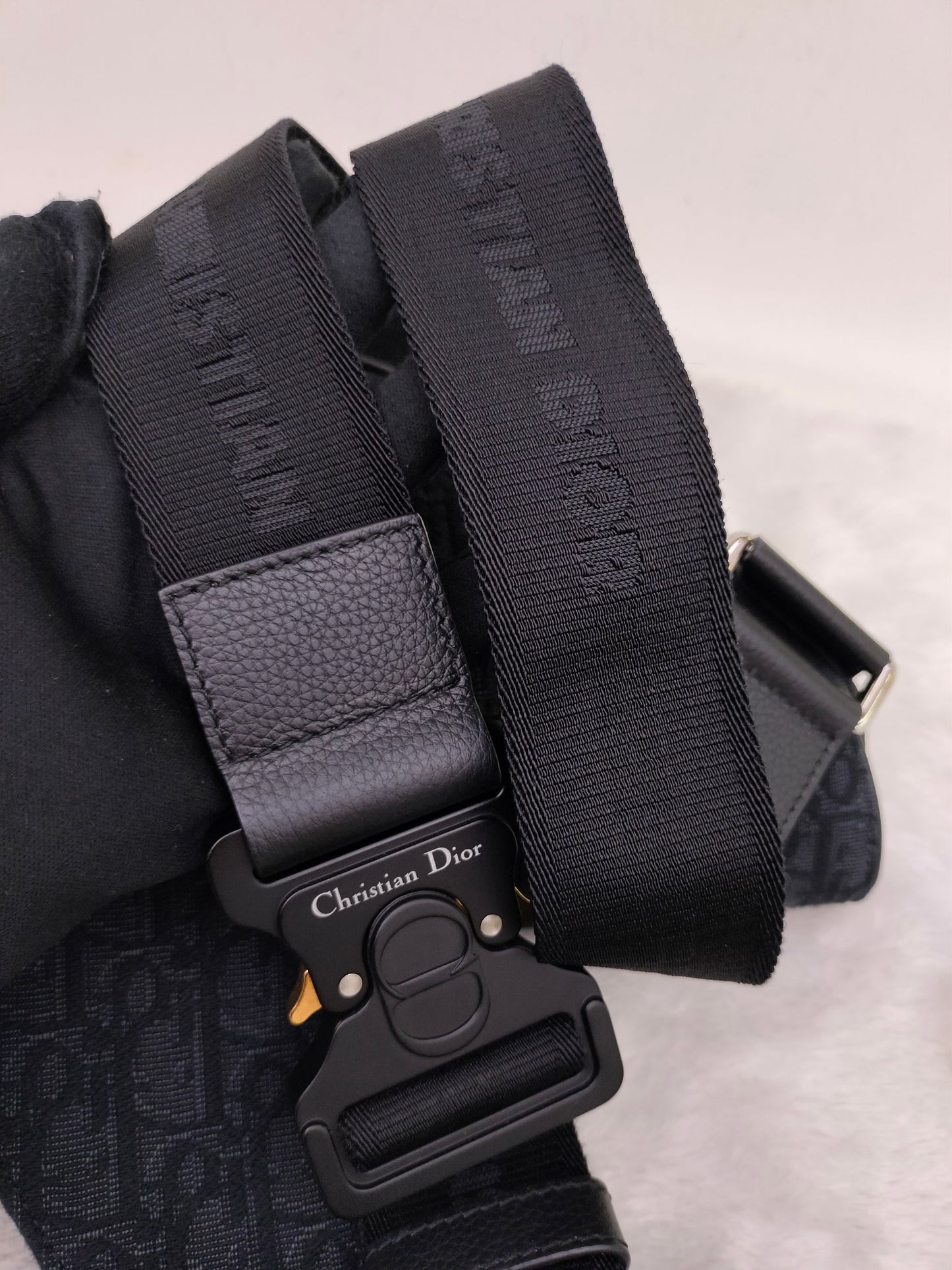 Dior Saddle Men Oblique Jacquard Black 2023