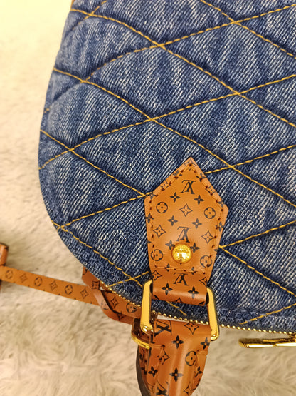 LV Alma BB Denim L Malletage Blue 2019