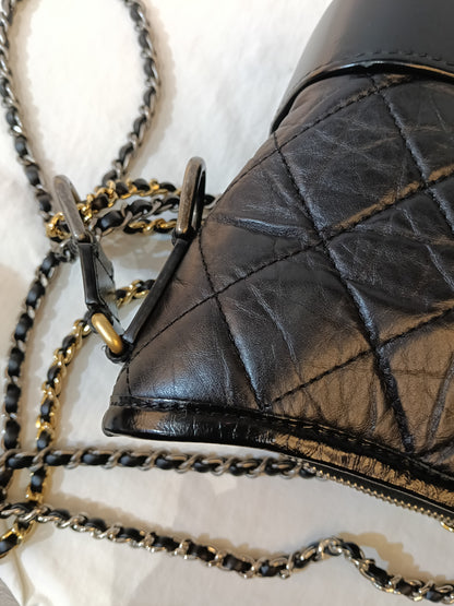 Chanel Gabrielle Small Calfskin Black (CHIP)