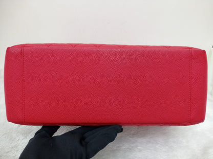 Chanel GST Caviar Red SHW #19