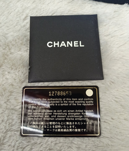 Chanel Modern Chain Flap Cracked Calfskin Metallic Blue #12