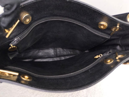 Chanel Timeless Tote Shoulder Caviar Calfskin Black GHW (broken holo)