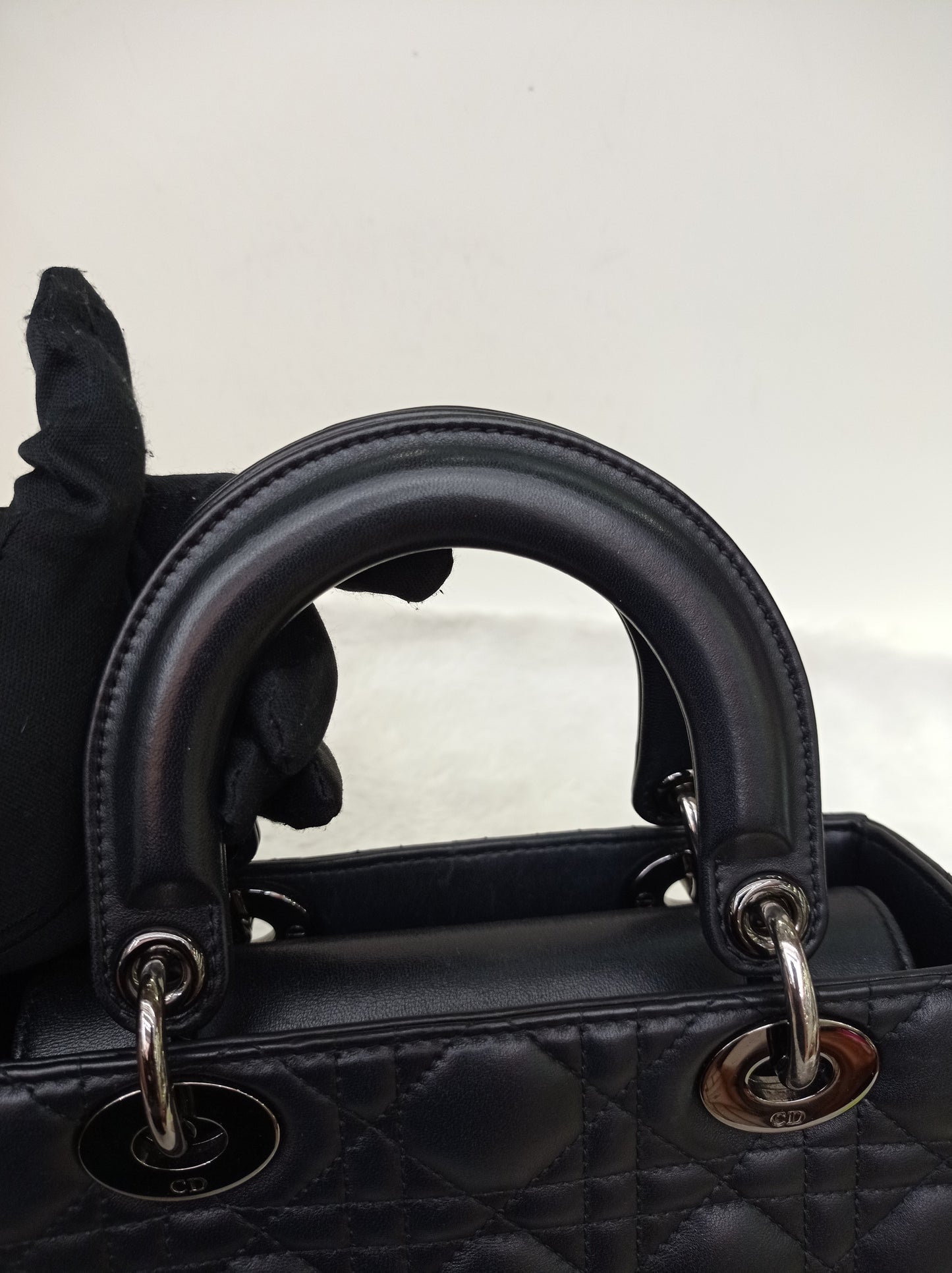 Lady Dior Small Lamb Black RHW 2021