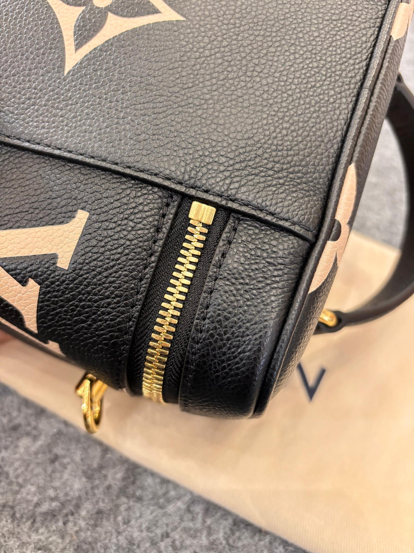 LV Vanity NV Monogram Empreinte Noir Beige (CHIP)