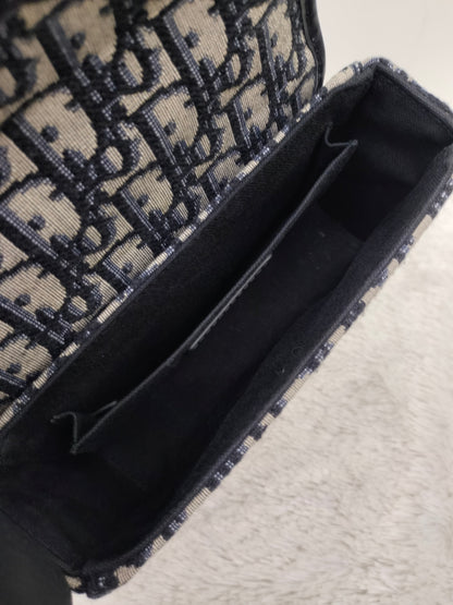 Dior Montaigne Box Oblique Navy GHW 2020