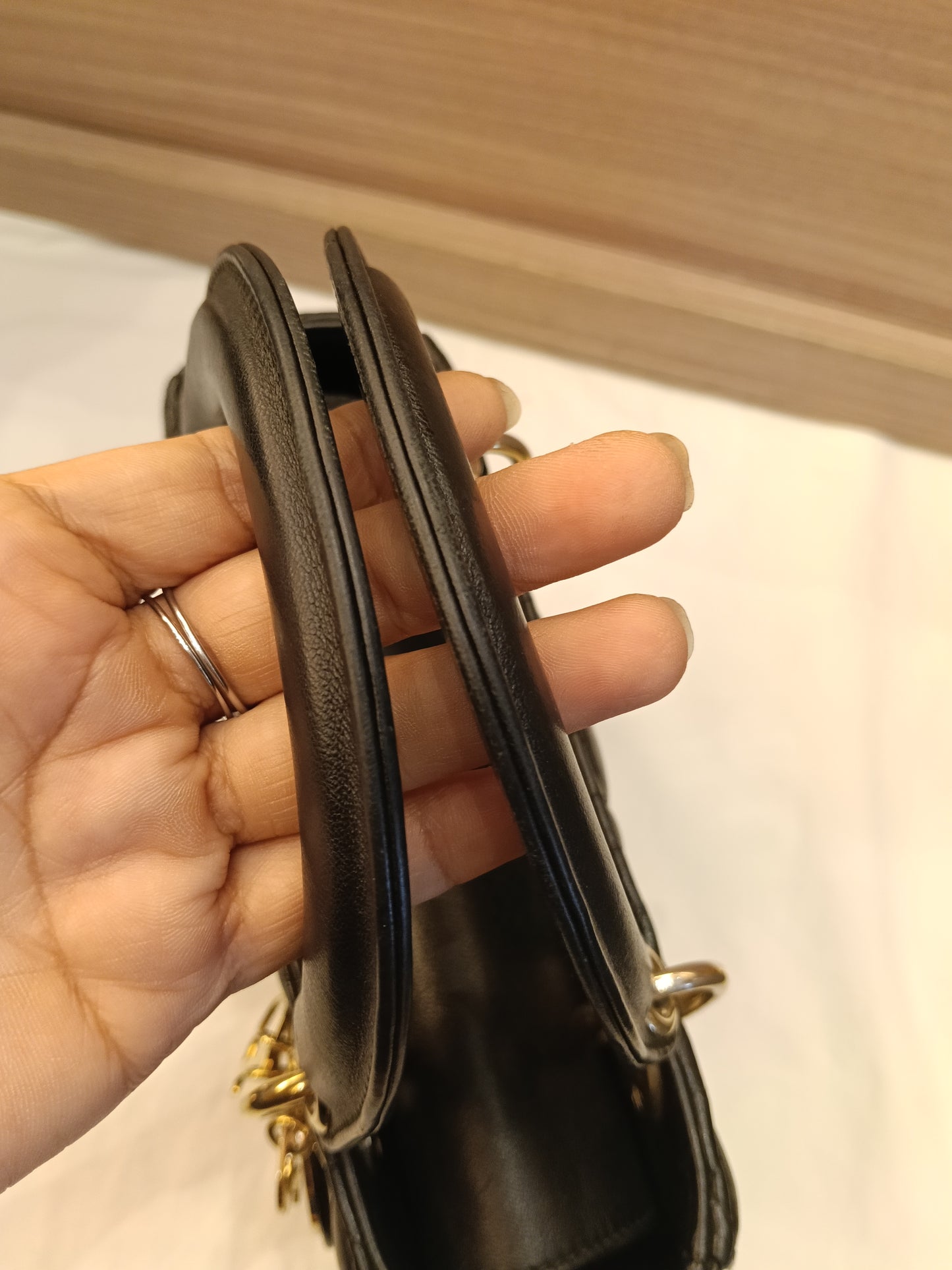 Lady Dior Small Lamb Black GHW 2019
