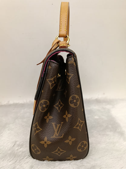 LV Clunny BB Monogram Bordeaux Fuchsia 2018