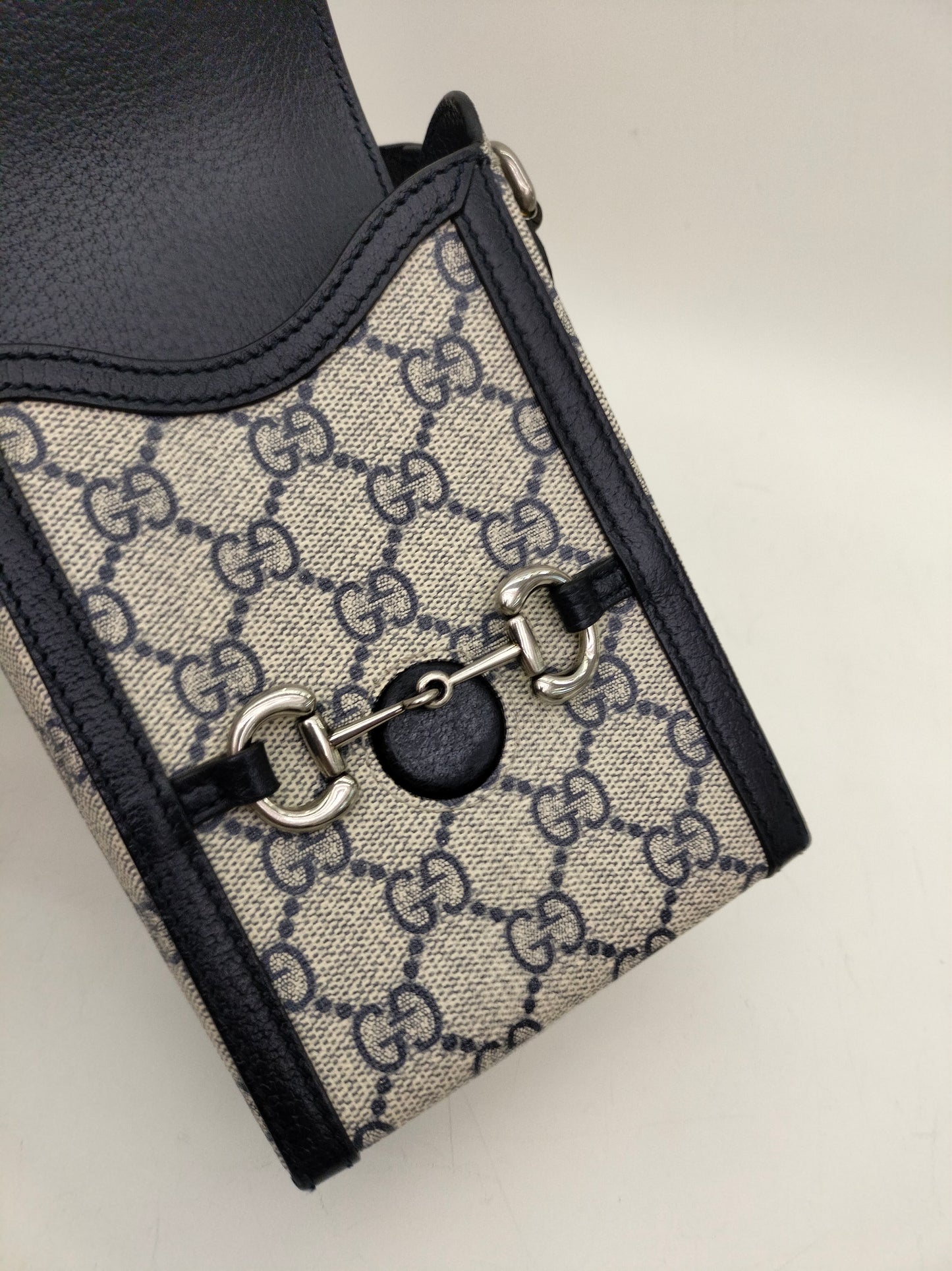 Gucci Horsebit Phone Bag Black