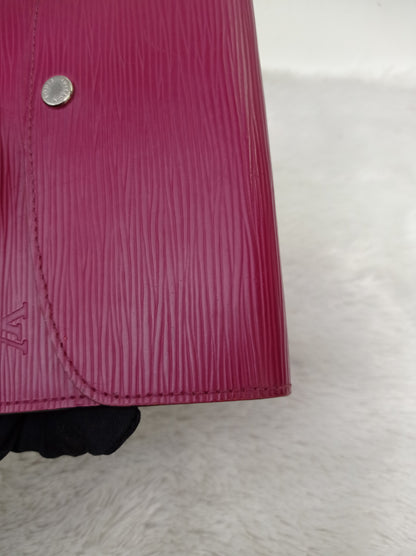 LV Emilie NM Wallet Epi Fuchsia Brown 2017