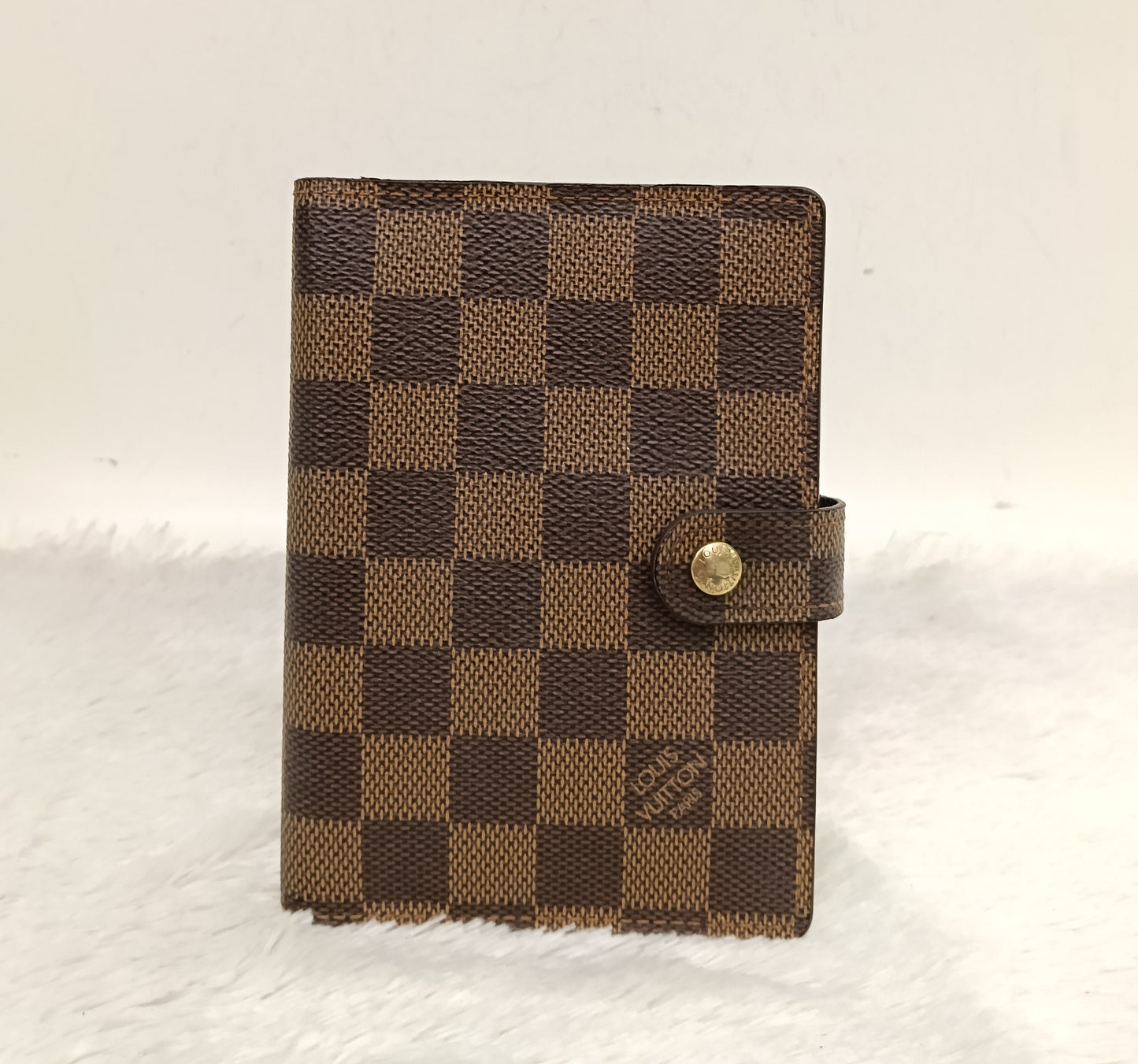 LV Agenda Cover Ring PM Damier