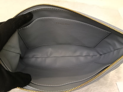 Dior Caro Daily Pouch Supple Cannage Calfskin Cloud Blue GHW 2022