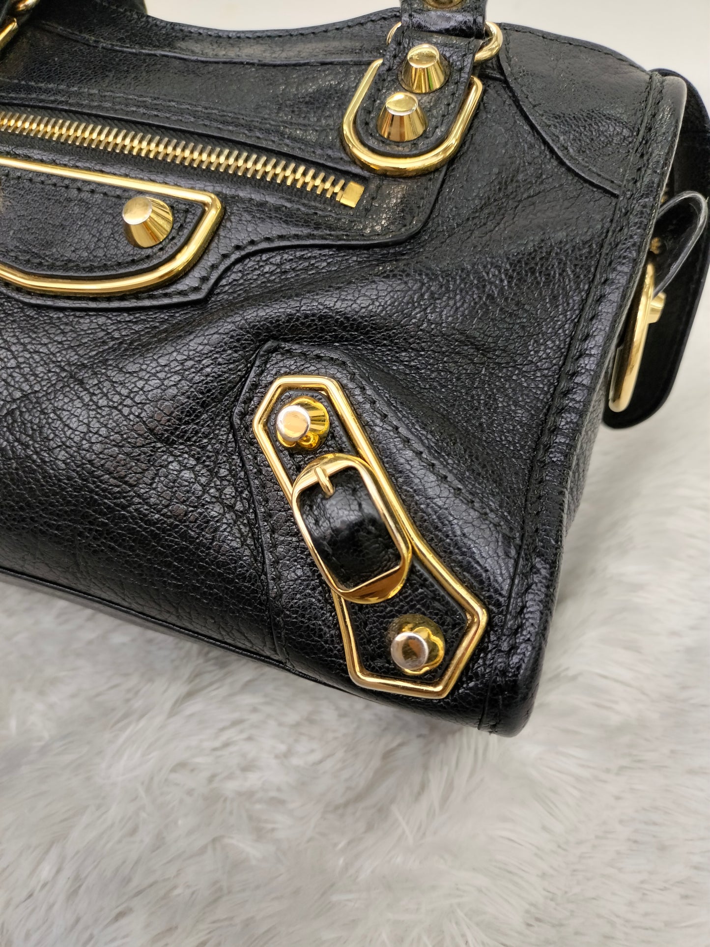 Balenciaga Mini City Edge Black GHW 2017