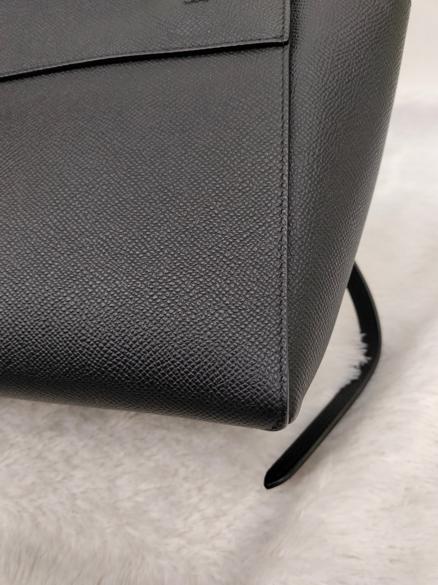 Celine Nano Belt Grained Black GHW 2018