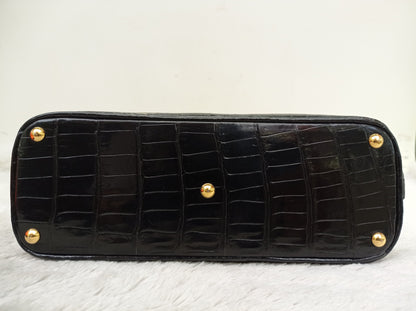Bolide 27 Croco Porosus Black GHW #W circle