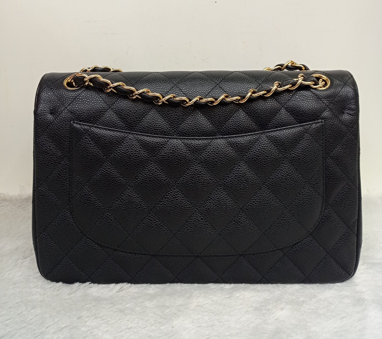 Chanel Jumbo Caviar Black GHW DF #17