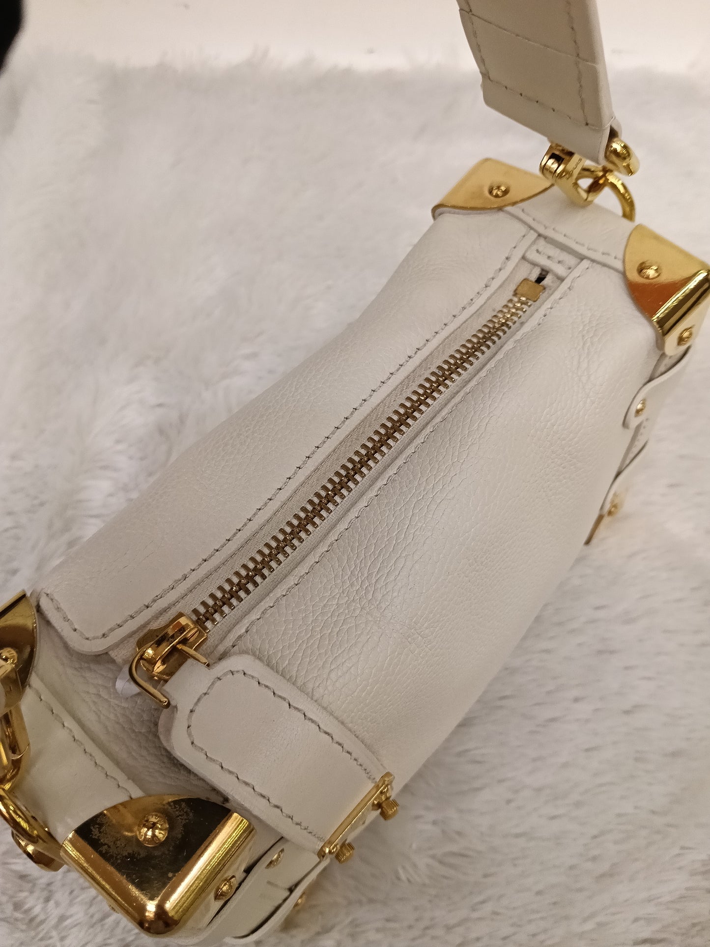LV Side Trunk PM Grained Calfskin Chalk (CHIP)
