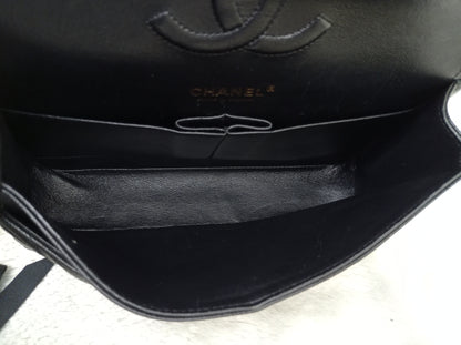 Chanel Medium Chevron Caviar Black GHW DF #30