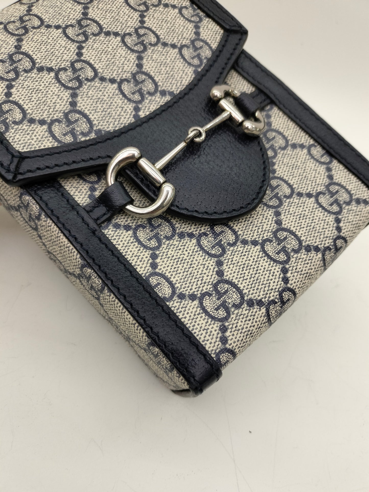 Gucci Horsebit Phone Bag Black