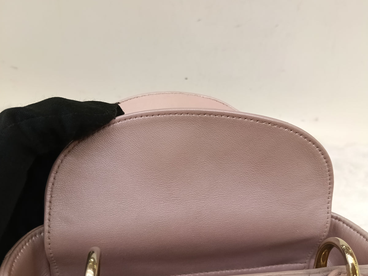 Lady Dior Mini Lamb Lotus GHW 2017