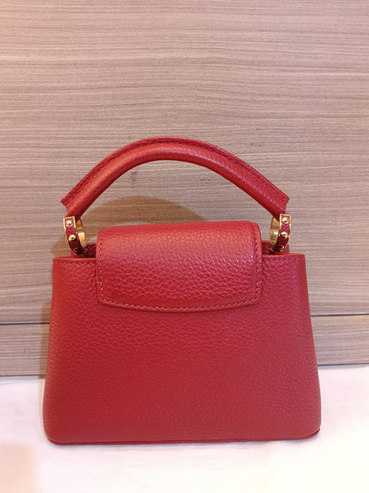 LV Capucines Mini Taurillon Scarlet 2020