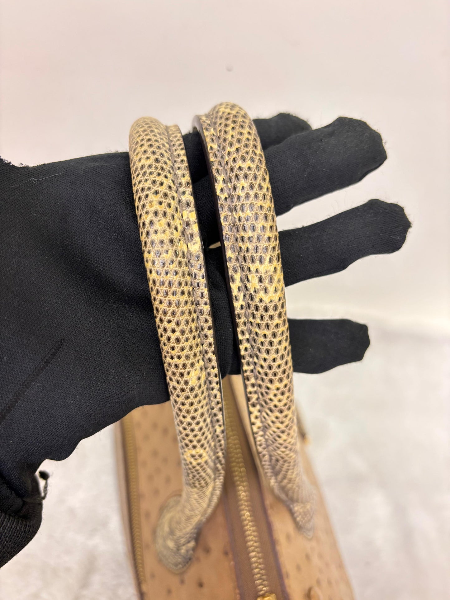 LV Majestueux MM Monogram Ostrich Lizard Bordeaux 2012