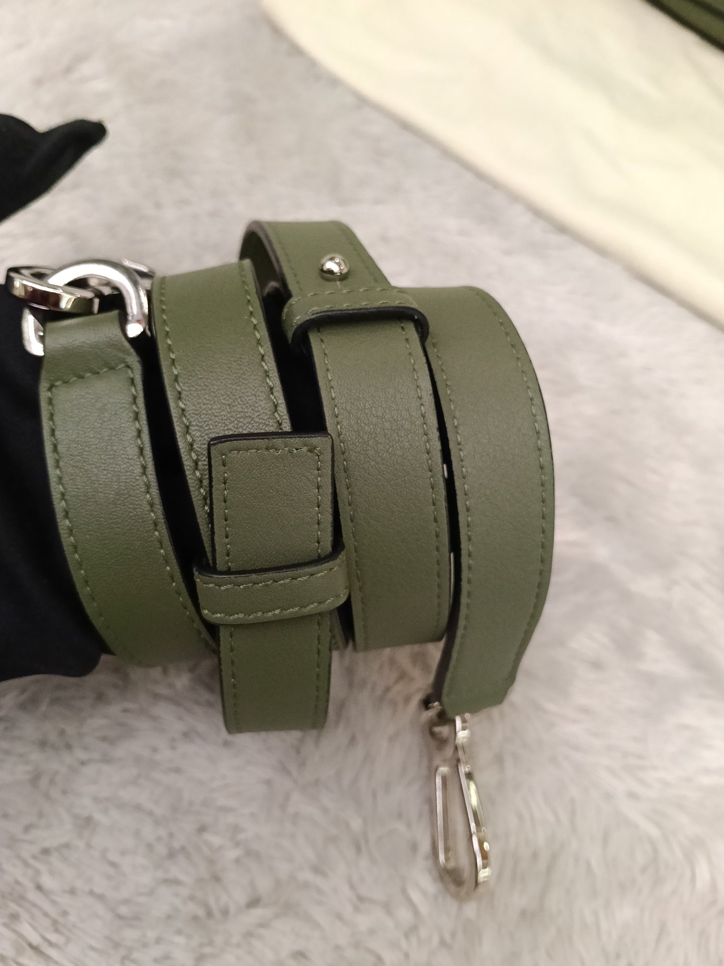 Loewe Puzzle Small Calfskin Avocado SHW 2020