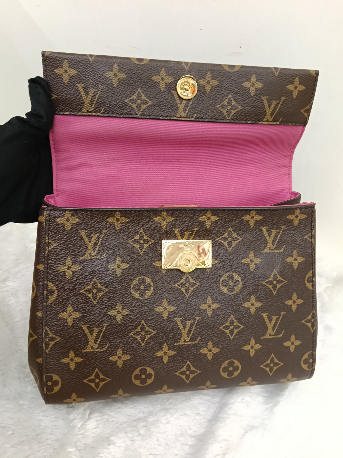 LV Clunny BB Monogram Fuchsia Safran 2017