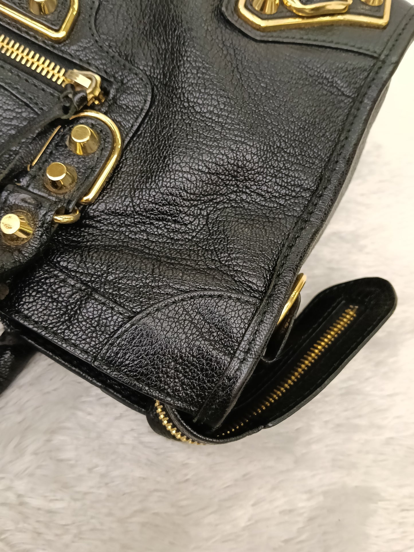 Balenciaga Small City Edge Black GHW 2016