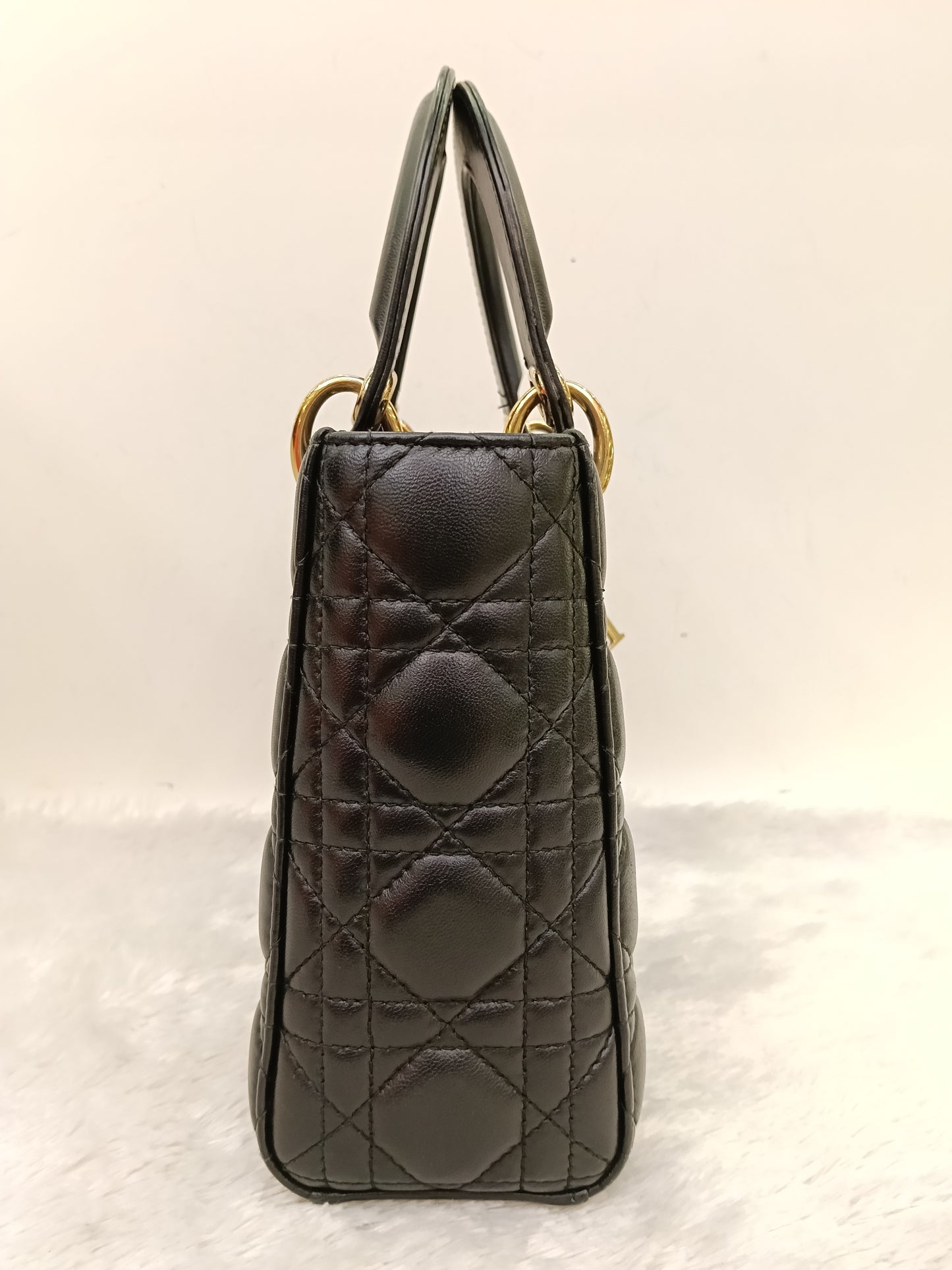 Lady Dior Small Lamb Black GHW 2018