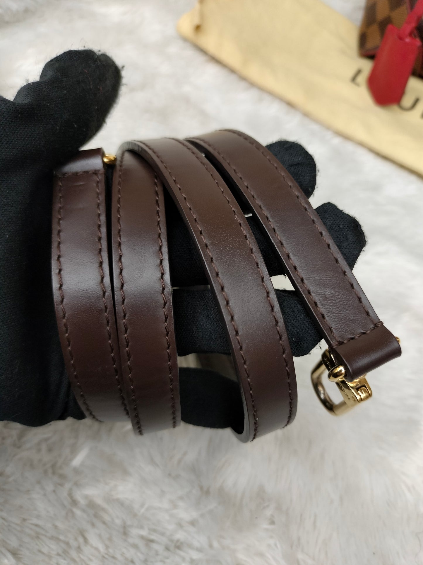 LV Caissa PM Damier Red