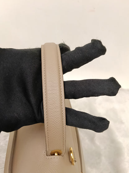 Celine Micro Belt Grained Light Taupe GHW 2021
