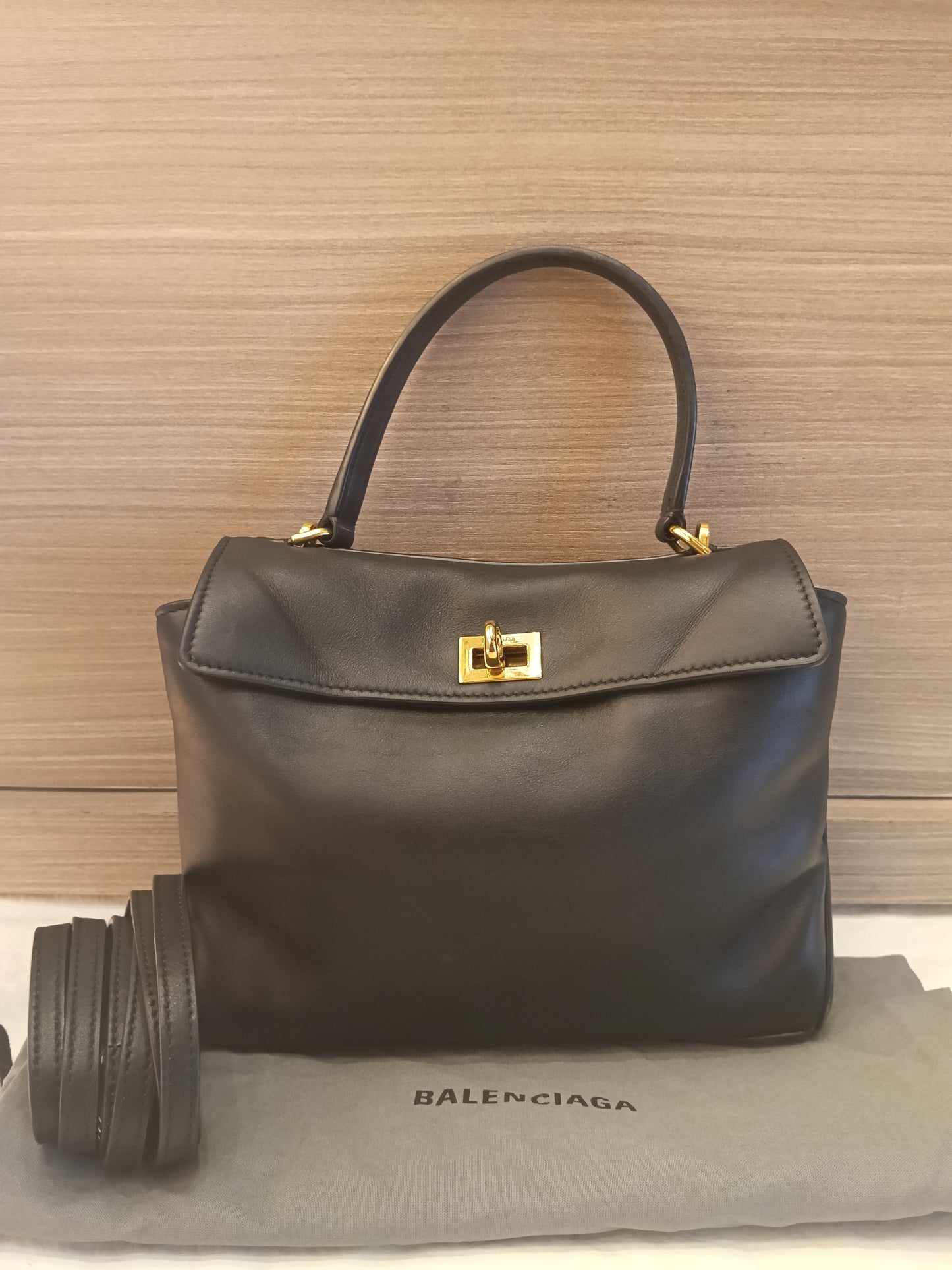 Balenciaga Rodeo Mini Calfskin Black GHW