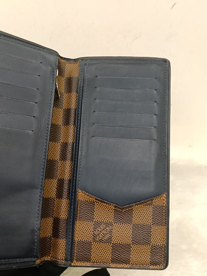 LV Brazza Wallet Damier Blue