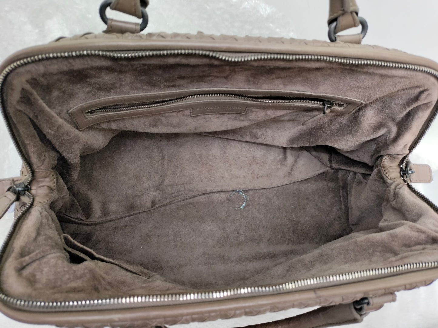 Bottega Veneta Intrecciato Doctor Bag Beige RHW 2008