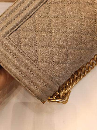 Chanel Boy 20 Caviar Taupe GHW #27