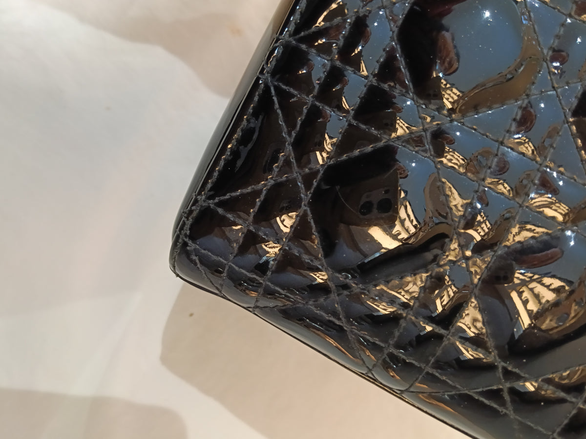Lady Dior Mini Patent Black GHW 2019