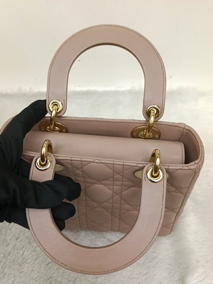 Lady Dior Small Lamb Fard GHW 2019