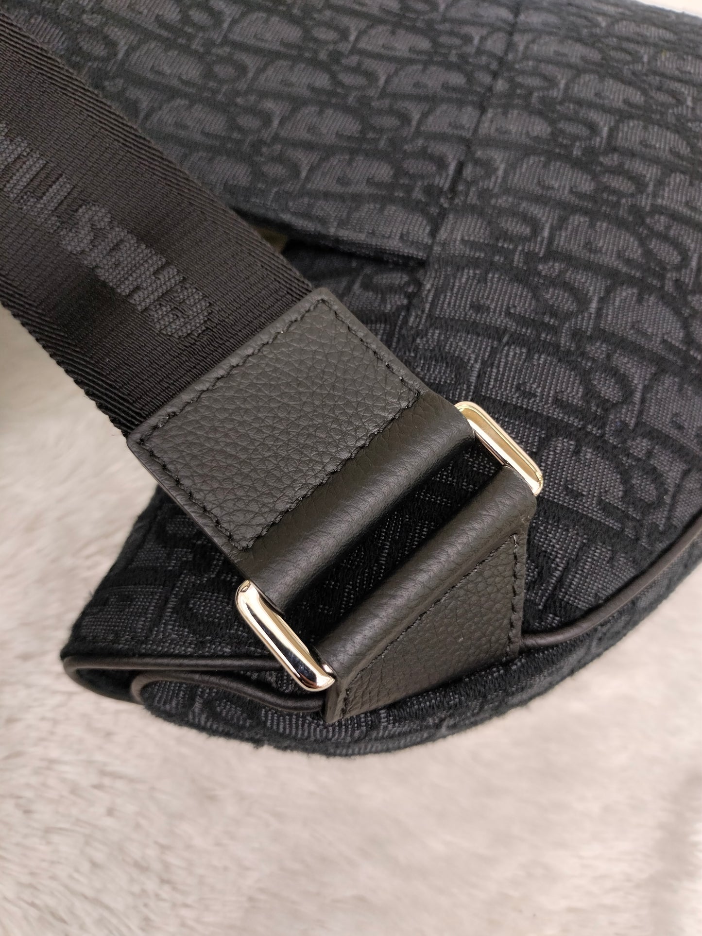 Dior Saddle Men Oblique Jacquard Black 2023