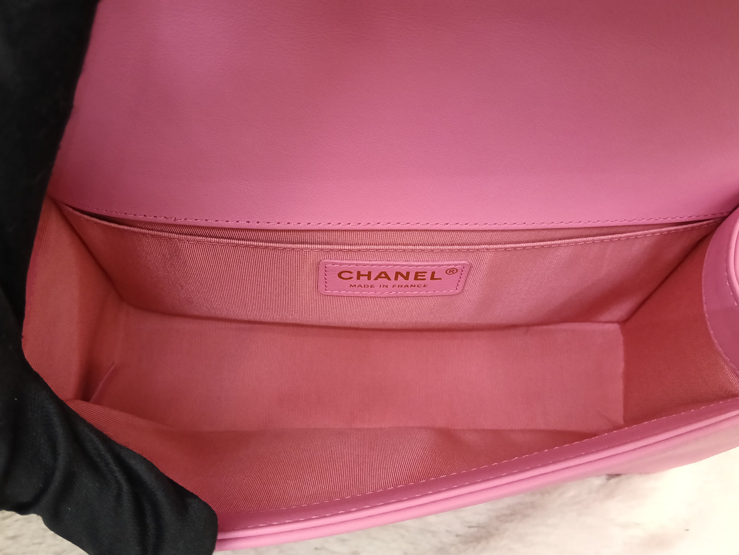 Chanel Boy 25 Lamb Pink GHW #26