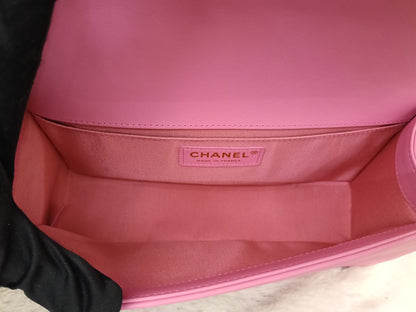 Chanel Boy 25 Lamb Pink GHW #26