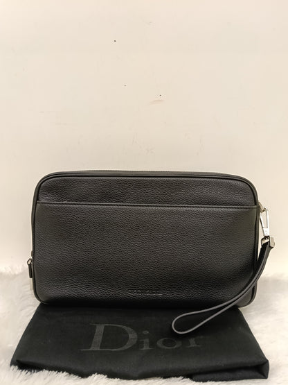 Dior Homme Clutch Grained Black SHW 2017