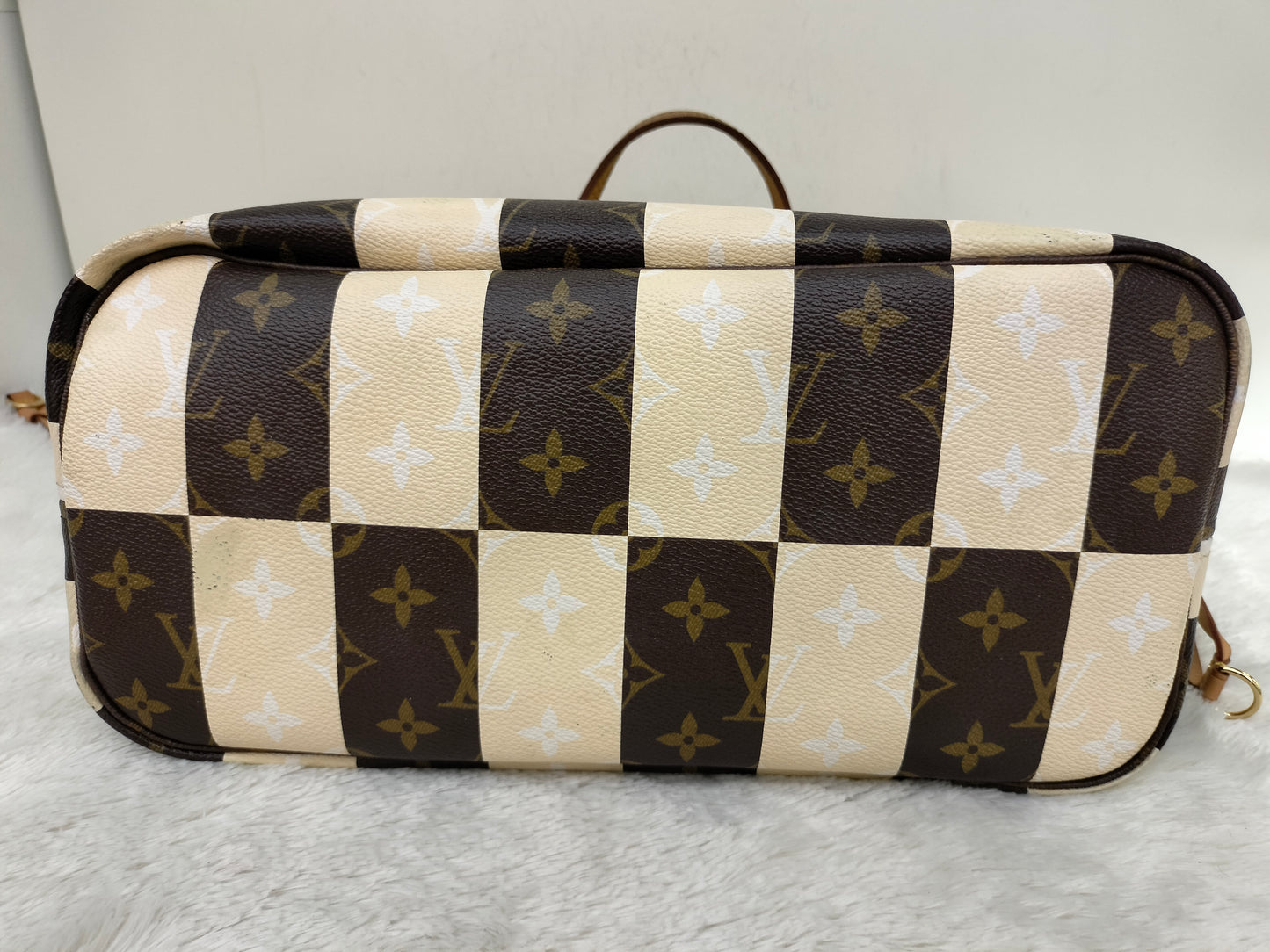 LV Neverfull MM Monogram Rayures