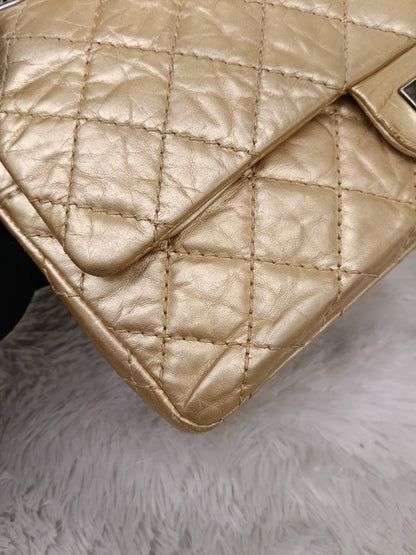 Chanel Reissue 225 Calfskin Gold RHW DF #12