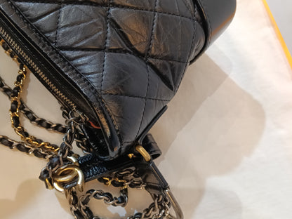 Chanel Gabrielle Small Calfskin Black (CHIP)